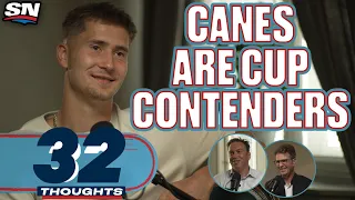 Martin Necas Talks Canes Chances & More | 32 Thoughts