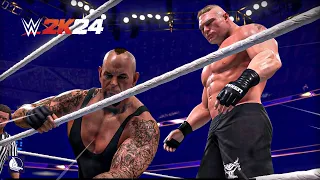 Brock Lesnar vs Undertaker - Wrestlemania 30 (WWE 2K24) Showcase Mode | PS5 Gameplay