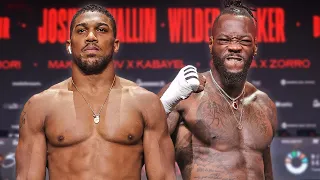 Anthony Joshua & Deontay Wilder • FULL WEIGH IN & FACE OFFS | Day of Reckoning | DAZN & TNT Sports