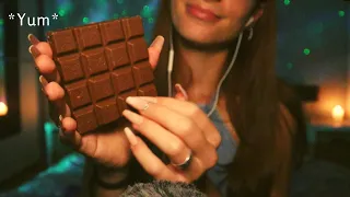 ASMR | CHOCOLATE TRIGGERS (Tapping and Scratching with Long Nails)