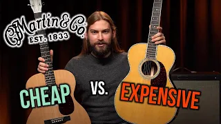 Expensive vs. Cheap Martin Acoustic Guitars | 000-X1 vs. 000-42