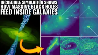 Amazing Simulation Uncovers Secrets of Black Holes Feeding in Galaxies