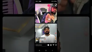 BOHEMIA LIVE INSTAGRAM | RSR ALBUM | TALKING ABOUT HONEY SINGH | NEW SONG LIVE RAP