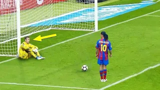 Goalkeepers DESTROYED By Ronaldinho #football