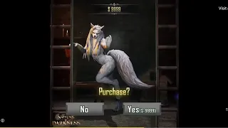 Mobile ads|Nations of Darkness|Why is there a combine section with a wolf and a lady to get this.
