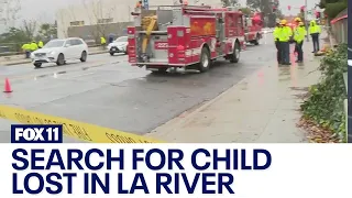 Search underway in for 6-year-old lost in LA River