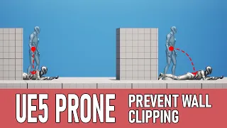 Unreal Engine 5 Prone System #3 - Prevent Wall Clipping