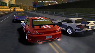 NFS MW ONLINE (Mitsubishi Lancer Evolution VIIIх2 vs Mersedes-Benz SLR Mclaren)