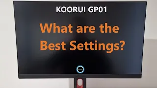 KOORUI GP01 Best Settings