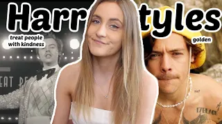 FIRST TIME Reaction To Harry Styles (Treat People With Kindness & Golden)