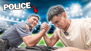 Makipag ARM WRESTLING sa SIKAT na YOUTUBERS!! - WINS