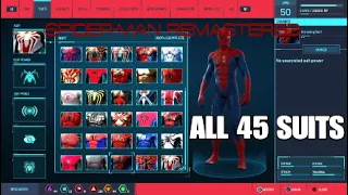 ALL SUITS Free Roam Gameplay (Spider-Man Remastered PS5)