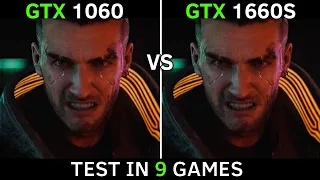 GTX 1060 6GB vs GTX 1660 SUPER | Test In 9 Games | 2021