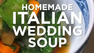 How To Make Homemade Italian Wedding Soup | Italian Wedding Soup