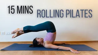 15 MIN ROLLING PILATES WORKOUT | At-home Pilates Workout for a Healthy Spine and Better Posture