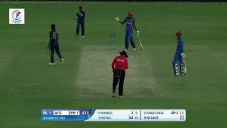 Duvindu Ranatunga Bowling Highlights | Afghanistan vs Sri Lanka | U19 Tri Series | ACB