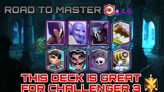Clash Royale: Road To Master - This Deck Great For Challenger III 4.6 average elixer