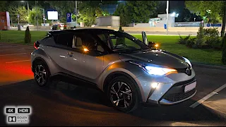 2023 Toyota C-HR Basis Version Interior Exterior Lights at Night
