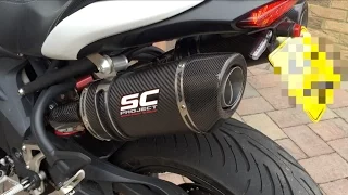 Triumph Speed Triple Sc Project Oval Carbon Exhaust