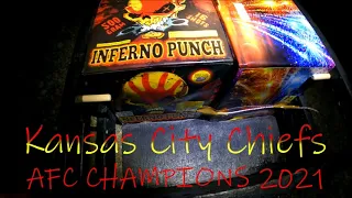 Kansas City Chiefs 2021 AFC Champions Firework Celebration