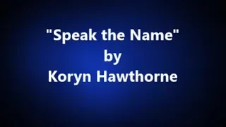 "Speak the Name" (Instrumental)