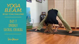 Day 7 - ENERGY - SACRAL CHAKRA YOGA | ✨YOGA B.E.A.M.✨ 30-Day Challenge with Nico