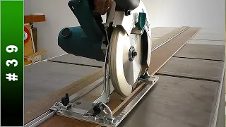 🟢 Homemade Track Saw - DIY Guide Rail for Circular Saw