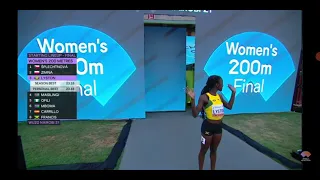 Christine Mboma (NAM) 21.84 WR!!! 200 m Women final -World U20 Athletics Championships Nairobi 2021