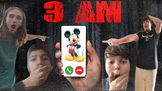 CALLING MICKEY MOUSE.EXE AT 3 AM | HE TRIED TO KIDNAP US??! | #3am #creepy #scary