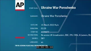 Petro Poroshenko, former president of Ukraine, talks about military aid