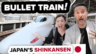 Riding Japan's Fastest Bullet Train 😱 Crazy Shinkansen Experience from Osaka to Tokyo