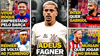 Fagner DISPENSADO do Corinthians | Gabigol JOGADOR do Inter | Vitor Roque FORA do Barça E MUITO mais