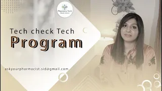 What is tech check tech program in pharmacy | Tech check Tech