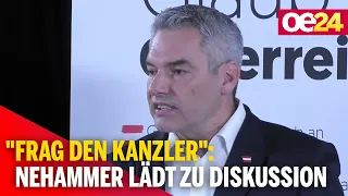 "Frag den Kanzler": Nehammer lädt zu Diskussion