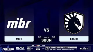 🔴  LIVE  На Русском  MIBR vs Liquid  BO3 | BLAST Premier Spring Groups 2021