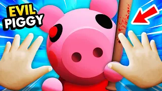 BABY Gets Attacked By PIGGY MONSTER In VIRTUAL REALITY (Funny Baby Hands VR Gameplay)