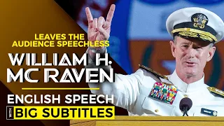 Admiral William McRaven Leaves the Audience Speechless | English Speech with BIG SUBTITLES