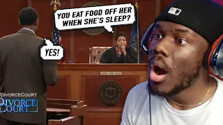 Crazy Man EATS FOOD off Wife`s Body While she SLEEPS!?