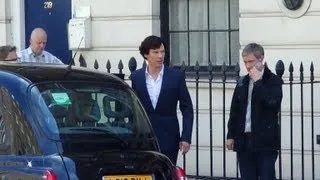 On Set with "Sherlock" Series 3, 'His Last Vow'