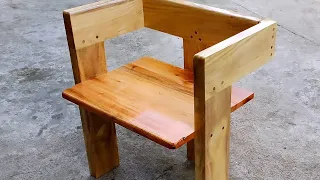 3 Legged Wooden Chair Build - DIY