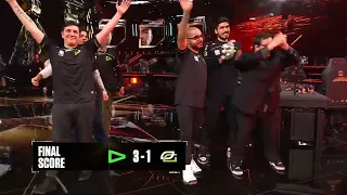 LOUD celebration after winning Valorant champions 2022 vs OpTic Gaming