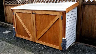 DIY - I built this Garbage can enclosure