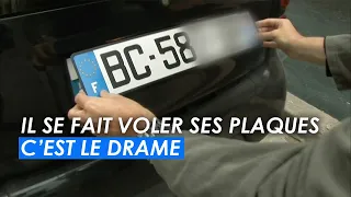 Il se fait voler ses plaques et c'est le drame