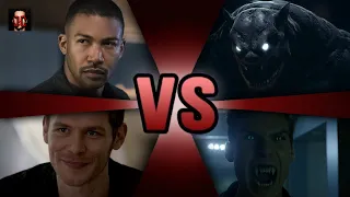 Klaus Mikaelson & Marcel Gerard vs. The Beast & Garrett Douglas | Fantasy Fights | TO | Teen Wolf