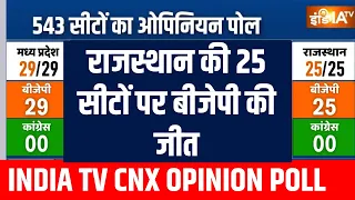 Lok Sabha Opinion Poll Rajasthan: राजस्थान की 25 सीटों पर बीजेपी की जीत | BJP | Congress