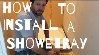 Shower tray installation how to