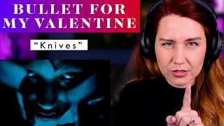 My First Listen to Bullet For My Valentine.  Vocal ANALYSIS of "Knives"