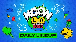 [KCON LA 2023] DAILY LINEUP🎈