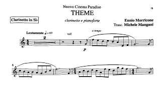 E. Morricone - Theme from “Nuovo Cinema Paradiso” (for clarinet and piano)