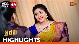 Bhairavi - Highlights of the day | Watch full EP Sun NXT | 08 May 2024 | Gemini TV